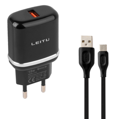 شارژر دیواری لیتو مدل LH-26 به همراه کابل USB-Type C
