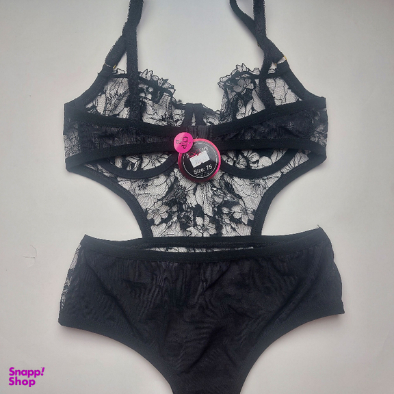 بادی زنانه نوشه پوش کد 90001 رنگ مشکی