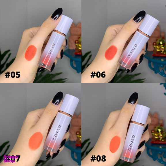 رژ لب مات او تو او رنگ 06 Strawberry red