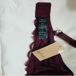 سوتین زنانه اسمارا کد 393 رنگ زرشکی