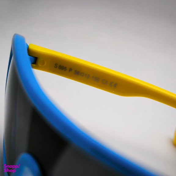 عینک آفتابی بچگانه کارازا مدل خلبانی پیوسته کد S895_c5 رنگ آبی زرد