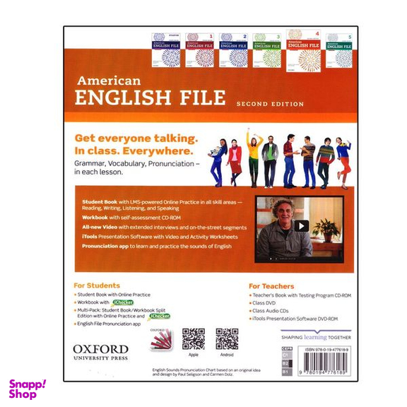 کتاب American English File 4 اثر Christina latham-Koeing And Clive Oxeden انتشارات آرماندیس