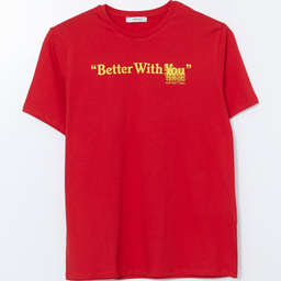 ست تیشرت آستین کوتاه و شلوارک راحتی مردانه ال سی وایکیکی مدل Better With You