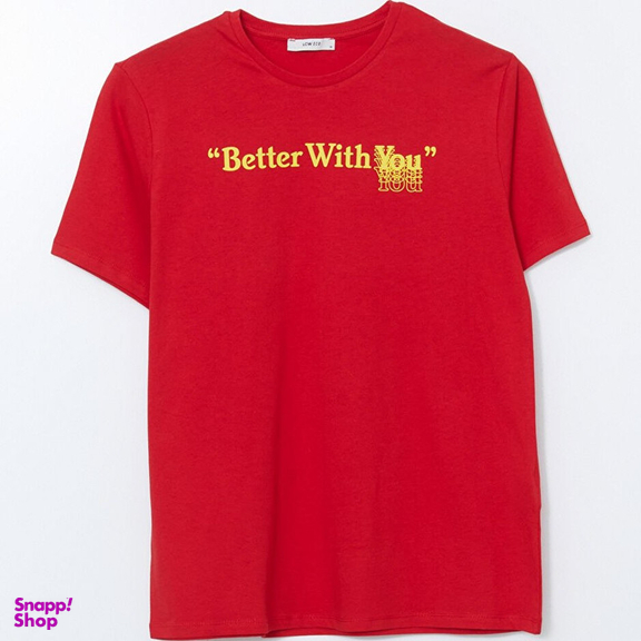 ست تیشرت آستین کوتاه و شلوارک راحتی مردانه ال سی وایکیکی مدل Better With You