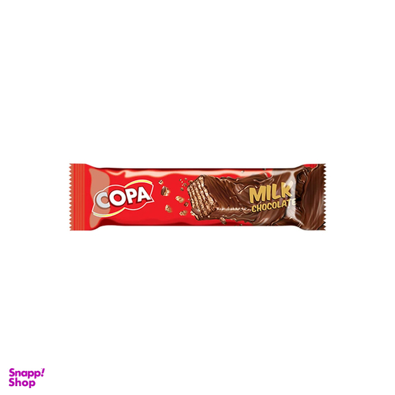 ویفر با روکش شکلات شیری کوپا وزن 40 گرم