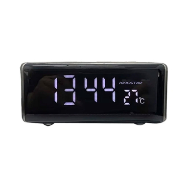 اسپیکر بلوتوثی قابل حمل کینگ استار طرح ساعت دیجیتال مدل KBS157