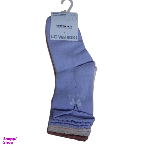 جوراب زنانه ال سی وایکیکی مدل Flowers V2 بسته 5 عددی