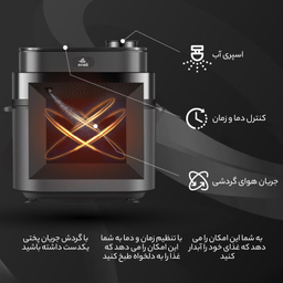 سرخ کن بدون روغن ایوولی مدل AF8008D