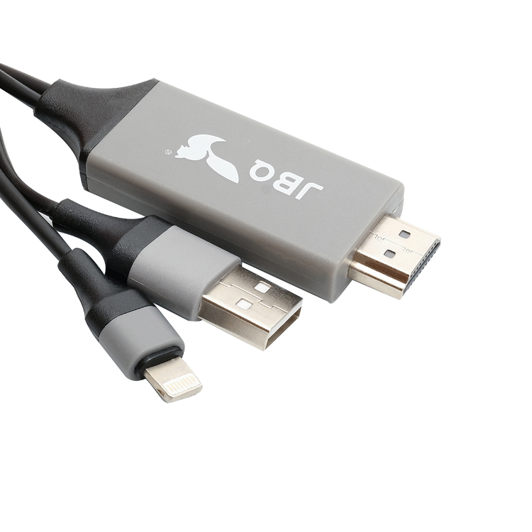 کابل HDMI به USB/Lightning جی بی کیو مدل MHT-188 طول 1.8 متر
