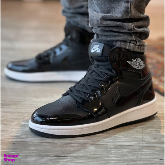 کفش پیاده روی کد 075 طرح نایک جردن رنگ مشکی