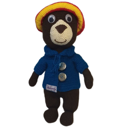 عروسک بافتنی مدل خرس مهربون