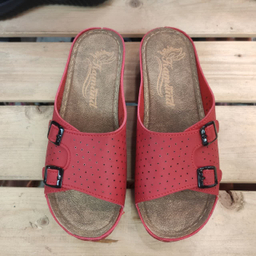 دمپایی زنانه کمند مدل افرا رنگ قرمز