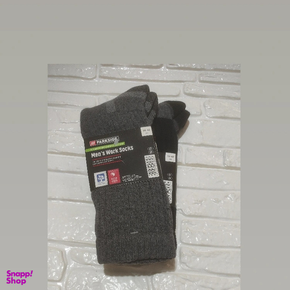 جوراب ساق بلند مردانه پارکساید مدل P370442 مجموعه دو عددی