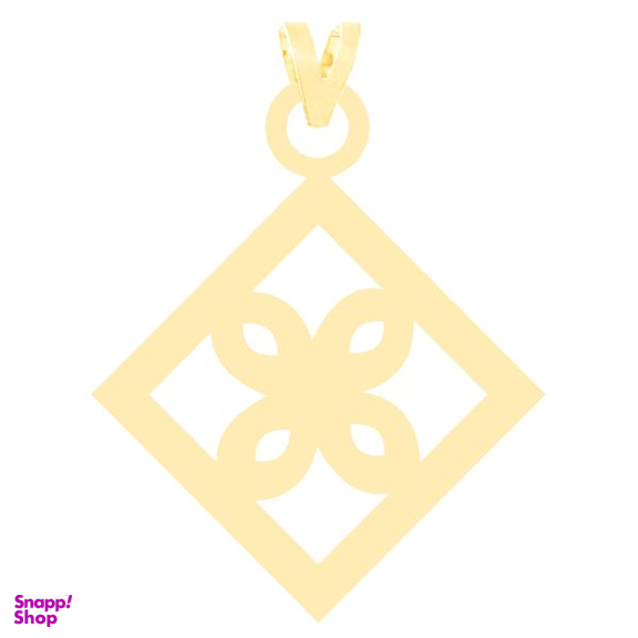 آویز گردنبند طلا 18 عیار زنانه کرابو طرح گل مدل Kr3196