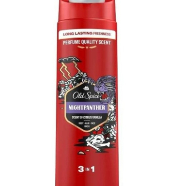 شامپو سر و بدن اولد اسپایس مدل nightpanther حجم 400 میلی لیتر