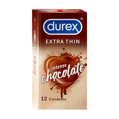 کاندوم دورکس مدل Extra Thin intense chocolate بسته 12 عددی