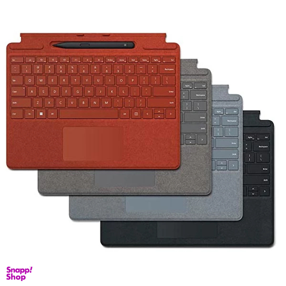 کیبورد بی سیم تبلت مایکروسافت مدل MS Surface Signature Keyboard Slim PEN 2