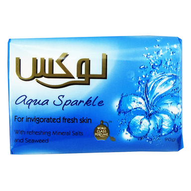 صابون نیلوفر آبی و ترنج لوکس مدل Aqua Sparkle وزن ۹۰ گرم