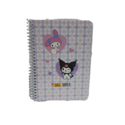 دفترچه یادداشت سیمی ۸۰ برگ سویل طرح مای ملودی کد 225