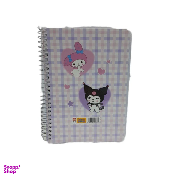 دفترچه یادداشت سیمی ۸۰ برگ سویل طرح مای ملودی کد 225