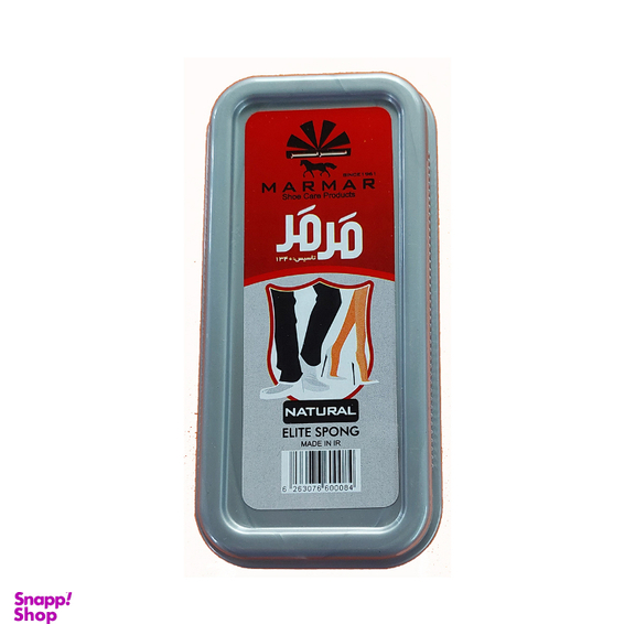 واکس کفش بی رنگ و مشکی مرمر مدل 2080 به همراه ابر مگا و بوگیر کفش