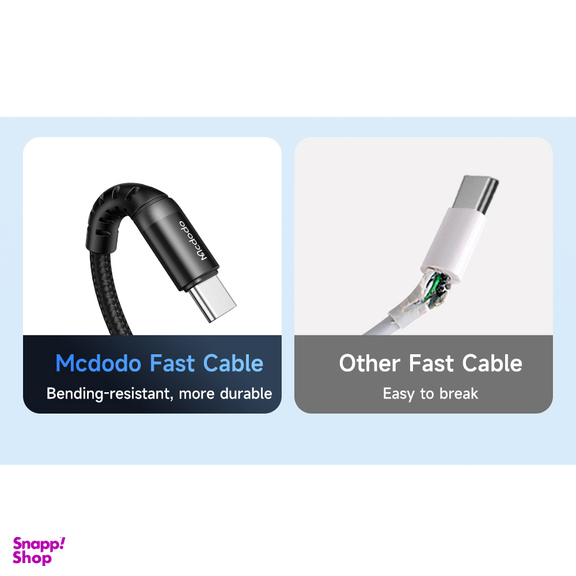 کابل تبدیل USB-C به USB-C مک دودو مدل CA-564 طول 1 متر