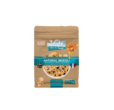 غلات صبحانه پروتئینی و بدون شکر توت سوییت با طعم کره بادام زمینی وزن 270 گرم