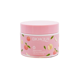 اسکراب و لایه بردار صورت و بدن بایوآکوا مدل Peach Extract وزن 140 گرم