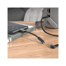 مبدل AUX OTG به USB-C بروفون مدل BV15