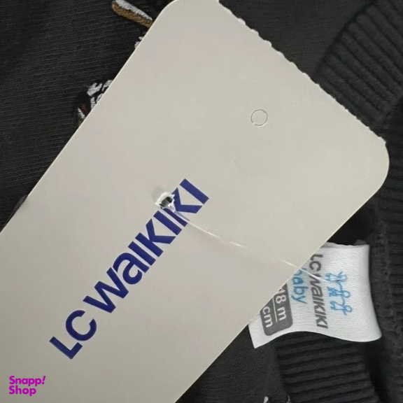 سویشرت پسرانه ال سی وایکیکی مدل میمون کد 36525 رنگ خاکستری تیره