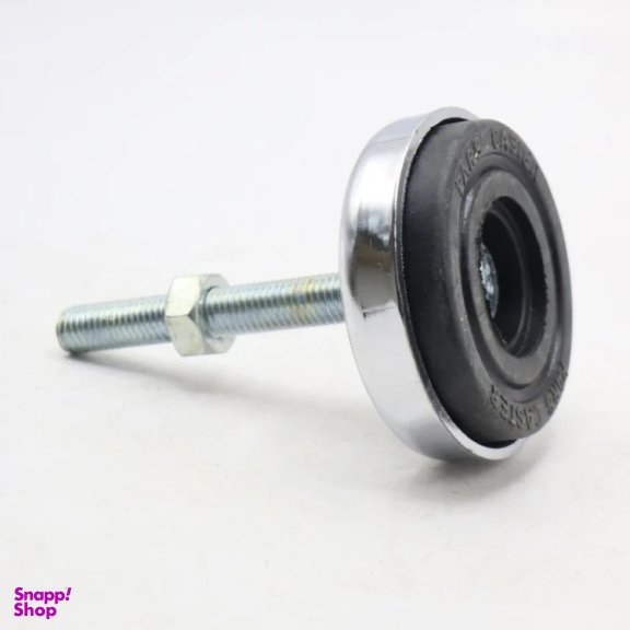 پایه ضربه گیر مدل کف لاستیکی کد YP-NIKEL CHROME-94MM/12MM