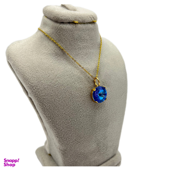 گردنبند طرح سواروسکی مدل امگا کلاسیک