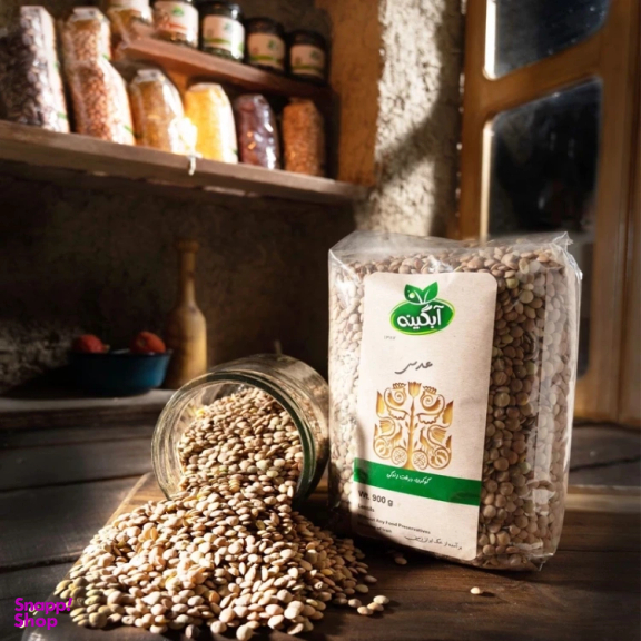 عدس آبگینه وزن 900 گرم