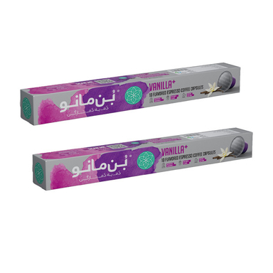 کپسول قهوه وانیل بن مانو بسته 2 عددی