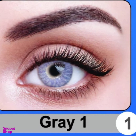 لنز چشم سالیانه نیوویژن رنگ Gray 1 شماره 1