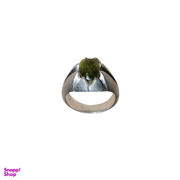 انگشتر نقره مردانه مدل زبرجد شش چنگ