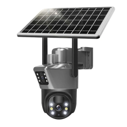 دوربین مداربسته چرخشی سیم کارتی پنل خورشیدی مدل Solar Panel V380