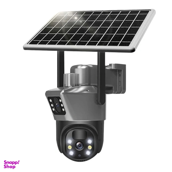 دوربین مداربسته چرخشی سیم کارتی پنل خورشیدی مدل Solar Panel V380