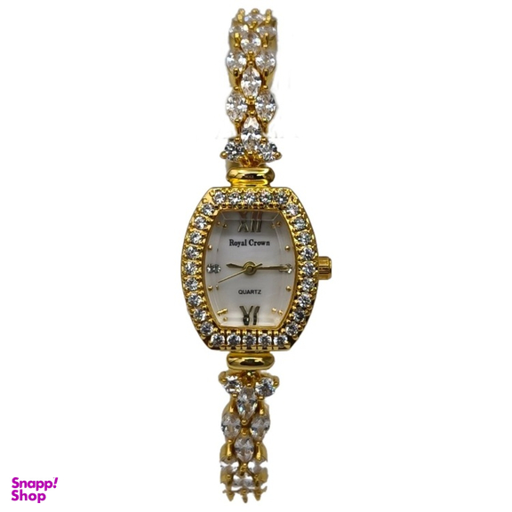 ساعت مچی عقربه ای زنانه طرح رویال کرون کد 0011