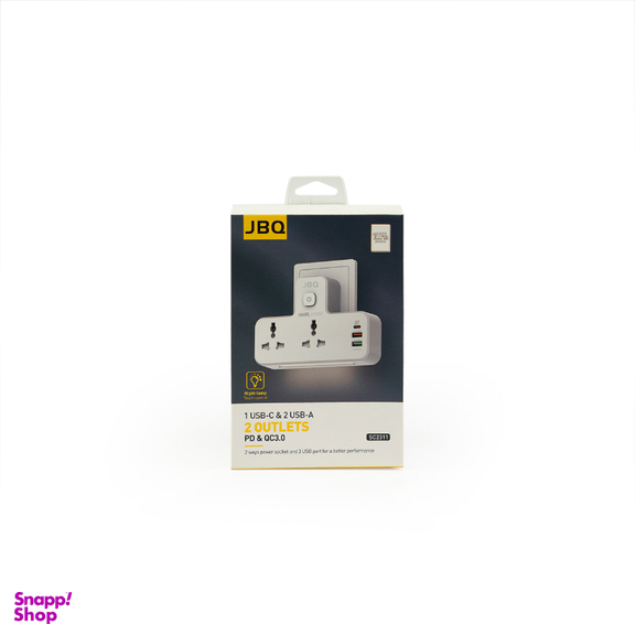 چندراهی برق USB دار جی بی کیو مدل SC-2311