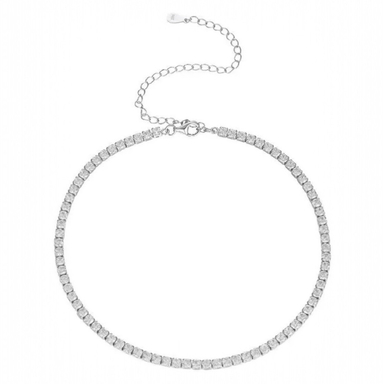 پابند نقره زنانه مدل تنیسی