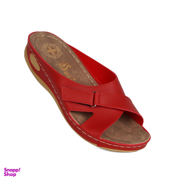 دمپایی زنانه سارینا مدل پردیس کد 87 رنگ قرمز