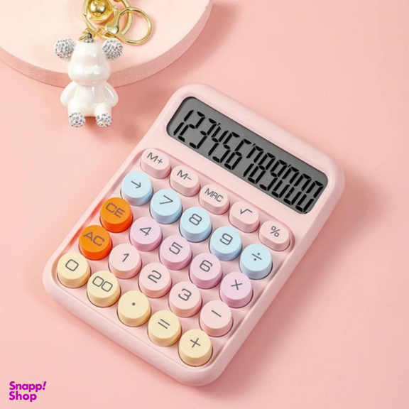 ماشین حساب مدل مینیمال طرح رنگی رنگی کد 340