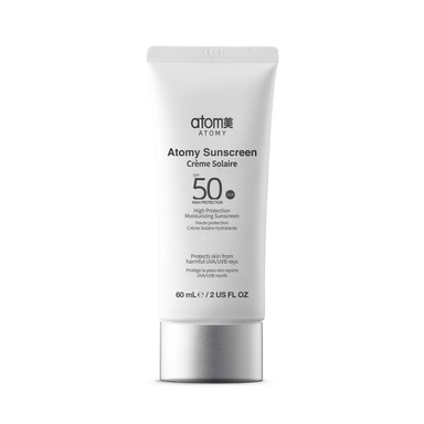 کرم ضد آفتاب اتمی مدل Sunscreen SPF50+ حجم 60 میلی‌ لیتر
