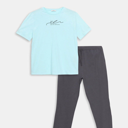 ست تیشرت آستین کوتاه و شلوار راحتی مردانه ال سی وایکیکی مدل Onluy