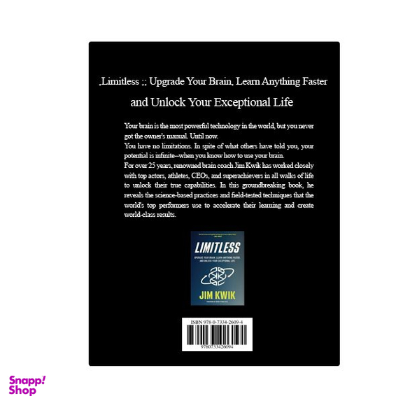 کتاب Limitless Upgrade Your Brain, Learn Anything Faster, and Unlock Your Exceptional Life اثر Jim Kwik انتشارات نبض دانش