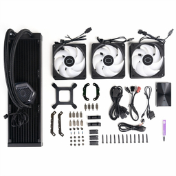 خنک کننده مایع پردازنده کولر مستر مدل COOLER MASTER ML360 ATMOS BLACK