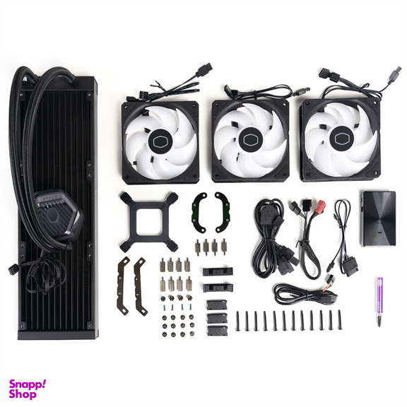 خنک کننده مایع پردازنده کولر مستر مدل COOLER MASTER ML360 ATMOS BLACK