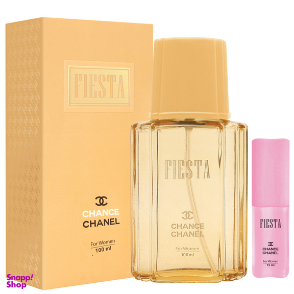 ادو پرفیوم زنانه فیستا مدل CHANEL CHANCE حجم 100 میلی لیتر به همراه عطر جیبی زنانه فیستا حجم 15 میلی لیتر