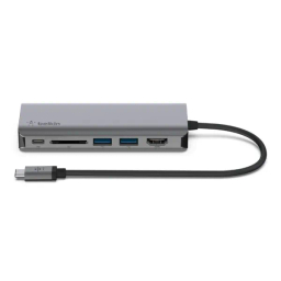 هاب USB بلکین مدل Connect USB-C 6in1 Multiport Adapter